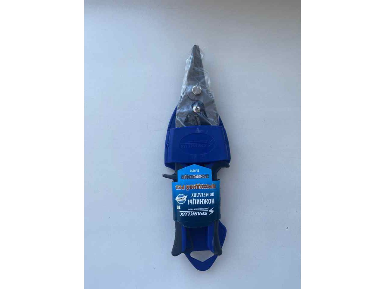 Изображение товара Ножницы по металлу 250мм Spark LUX универсальные с двухкомпонентными ручками (60шт/кор) в Миди Лтд