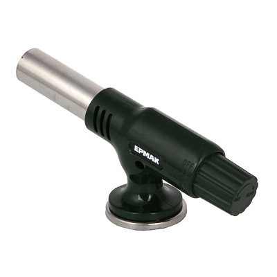 Изображение товара Горелка газовая с пьезоподжигом ЕРМАК широкое сопло 16*4,5*6,4см (90шт/кор) в Миди Лтд