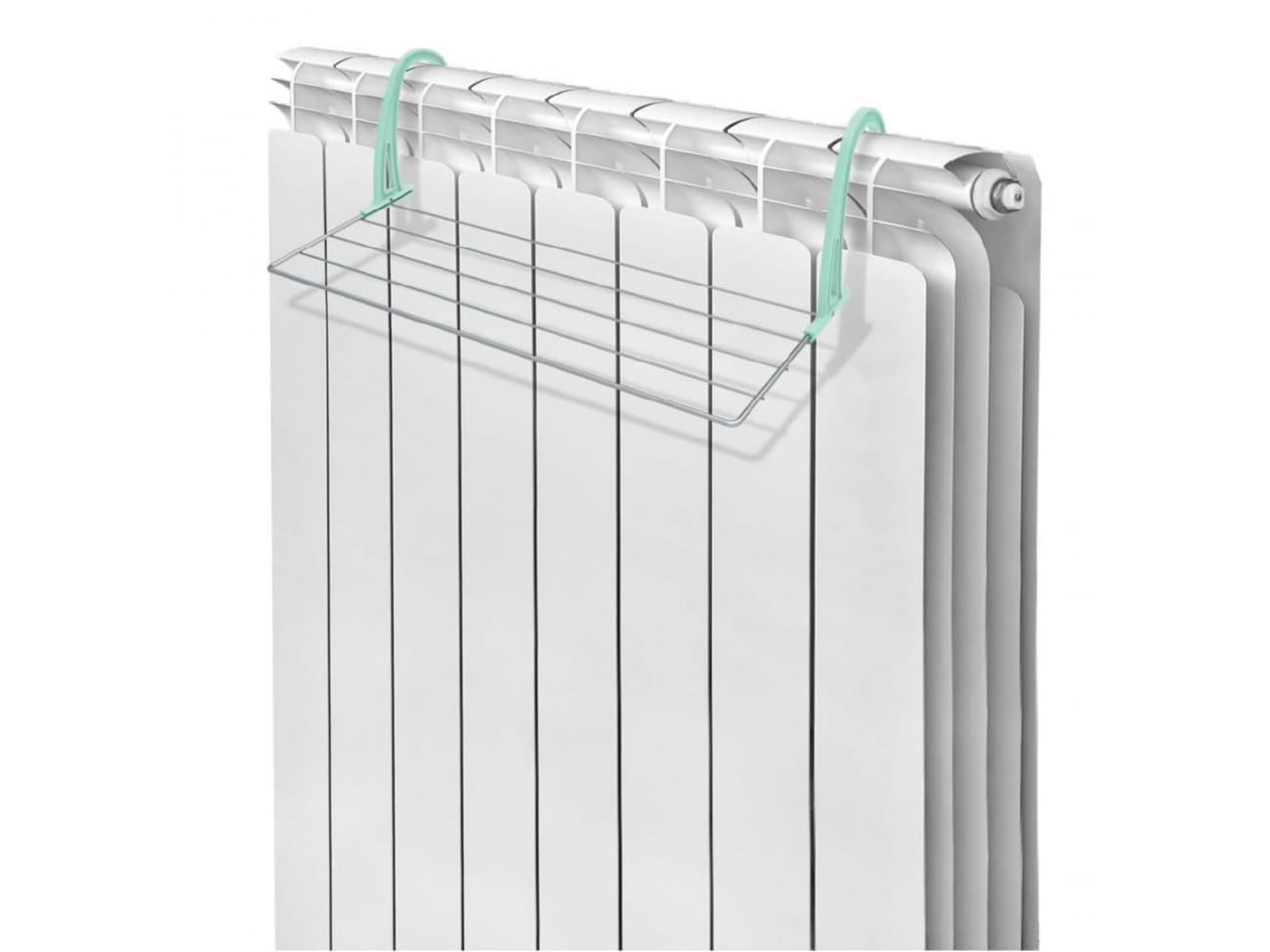 Изображение товара Сушилка для белья на радиатор NIKA 450х340х180 серебряная в Миди Лтд