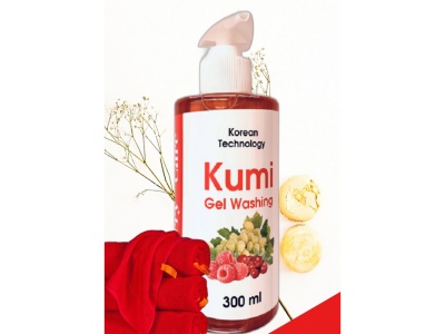 Изображение товара Гель для умывания KUMI ягоды 300мл (15шт/уп) в Миди Лтд