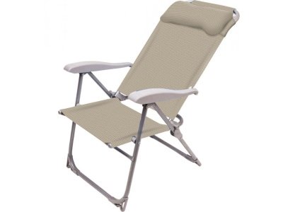 Изображение товара Кресло-шезлонг NIKA 750x590x1090 песочное Х в Миди Лтд