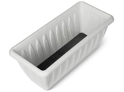 Ящик для растений ФЕЛИЦИЯ с дренажной решеткой 40см мрамор (9шт/уп) - фото в Миди Лтд Изображение товара Ящик для растений ФЕЛИЦИЯ с дренажной решеткой 40см мрамор (9шт/уп) в Миди Лтд