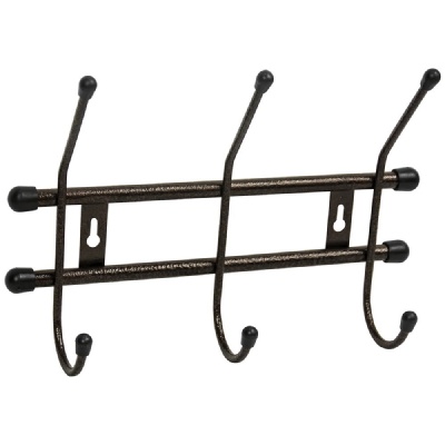 Изображение товара Вешалка настенная Стандарт 3 медный антик 3 крючка (10шт/уп) в Миди Лтд