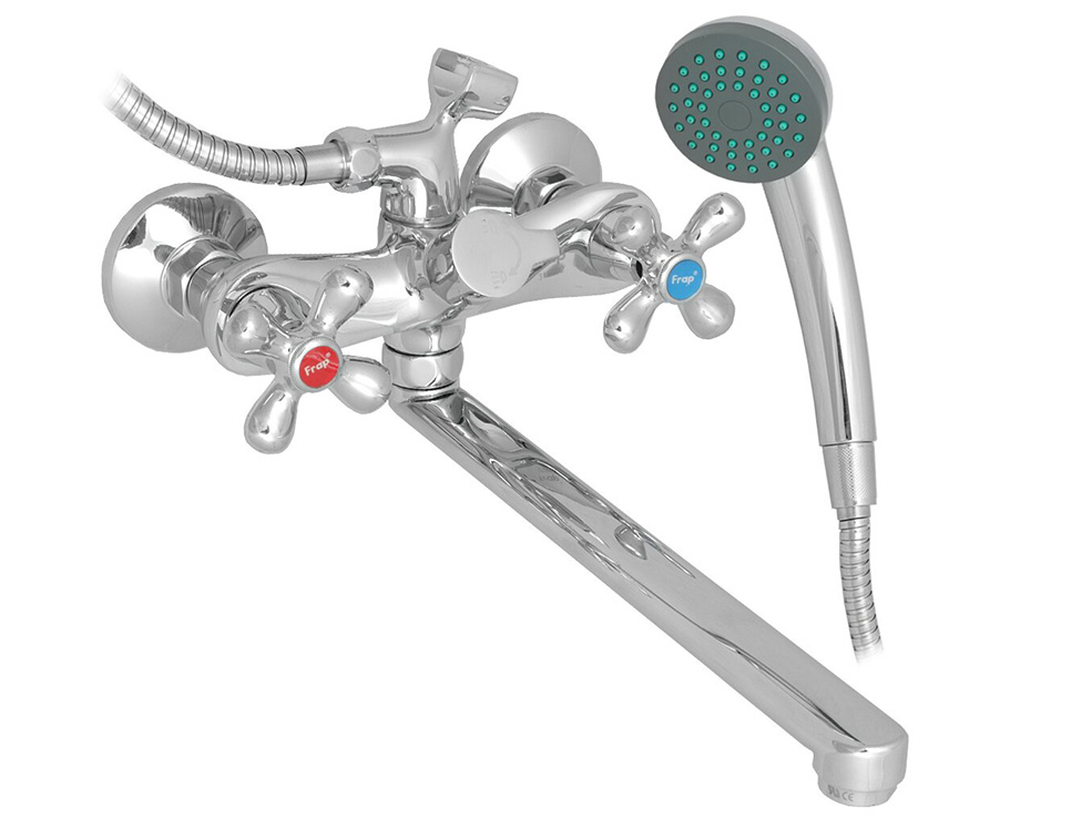 Изображение товара Смеситель для ванны длиный излив F22731-B FRAP в Миди Лтд