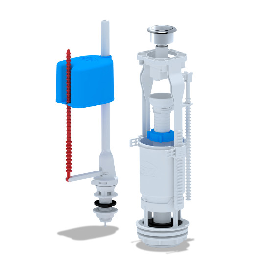 Изображение товара Набор с нижней подводкой Ани 1/2 металлизир. кнопка эконом (20шт/уп) в Миди Лтд