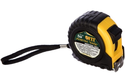 Изображение товара Рулетка  5м*25мм Хард прорезиненный корпус (10шт/уп) в Миди Лтд