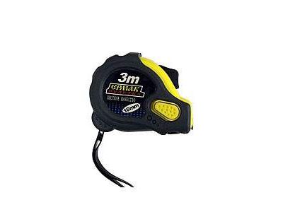Изображение товара Рулетка  3м*16мм ЕРМАК Черная 3 фиксатора         ХХ в Миди Лтд