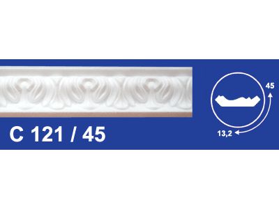 Инжекционный плинтус 30*30*2м  C121/45 (уп-90шт) - фото в Миди Лтд Изображение товара Инжекционный плинтус 30*30*2м  C121/45 (уп-90шт) в Миди Лтд