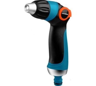 Изображение товара Пистолет GRINDA S-R поливочный с регулятором напора в Миди Лтд