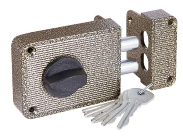 Изображение товара Замок накладной 3Н 1-3 бронза в Миди Лтд