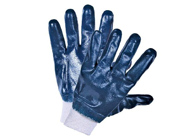 Изображение товара Перчатки нитриловые с манжетой (12шт/уп) (288шт/меш) в Миди Лтд