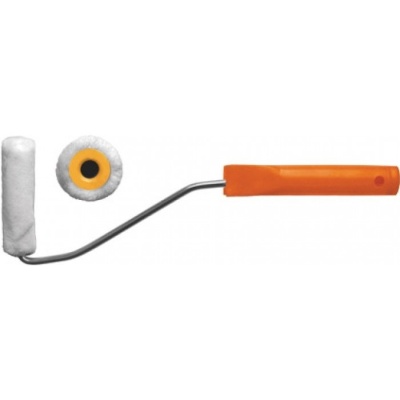 Изображение товара Валик велюровый мини диам 15*23 мм ворс 4 мм  длина ручки 300мм 70 мм в Миди Лтд