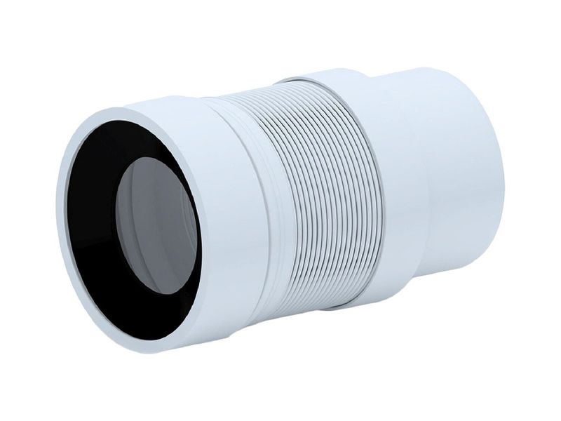 Изображение товара Удлинитель гибкий для унитаза Ани с выпуском 110 мм (25шт/уп) в Миди Лтд