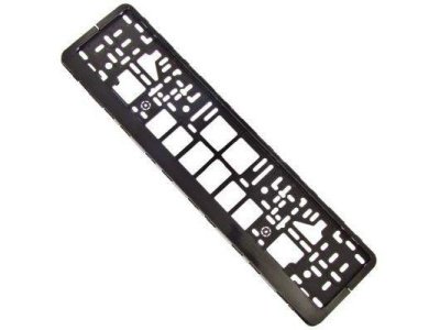 Изображение товара Рамка автомобильного номера пластик, черная NEW GALAXY (50шт/кор)    ХХ в Миди Лтд