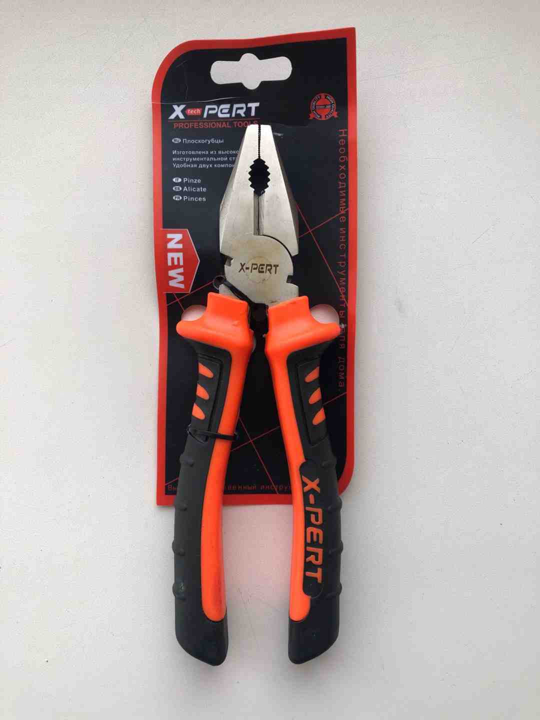 Изображение товара Пассатижи 200мм XPERT комбинированная ручка подвесные (12шт/уп) в Миди Лтд