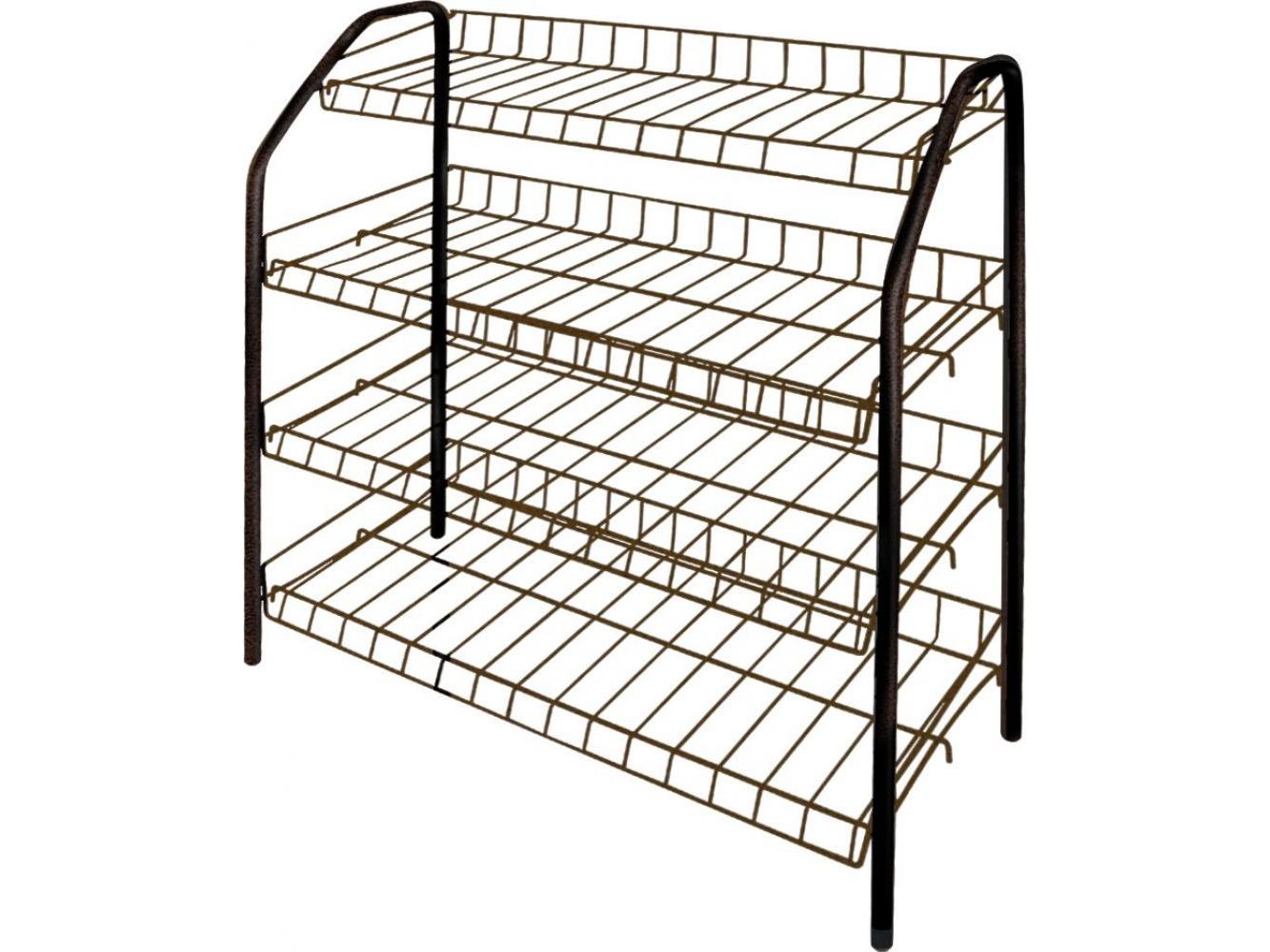 Изображение товара Этажерка NIKA 660х280х700 медный антик в Миди Лтд