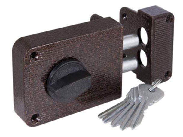 Изображение товара Замок накладной 3Н 1-3 медь в Миди Лтд