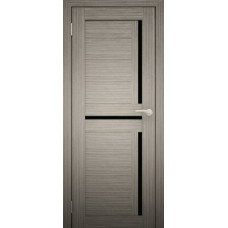 Полотно дверное ПО стекло черное экошпон Лига4 дуб дымчатый 600 - фото в Миди Лтд Изображение товара Полотно дверное ПО стекло черное экошпон Лига4 дуб дымчатый 600 в Миди Лтд