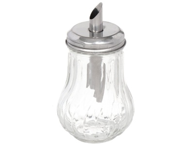 Изображение товара Сахарница нержавеющая сталь 11см с дозатором Y6-1862 (96шт/уп) в Миди Лтд