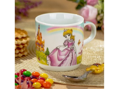Изображение товара Кружка детская керамика 230мл Daniks Принцесса (12шт/уп) в Миди Лтд
