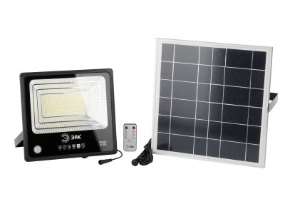 Прожектор светодиодный 150Bт на солн.бат. ЭРА с датчиком движения 1500Лм 5000К IP65 - фото в Миди Лтд Изображение товара Прожектор светодиодный 150Bт на солн.бат. ЭРА с датчиком движения 1500Лм 5000К IP65 в Миди Лтд