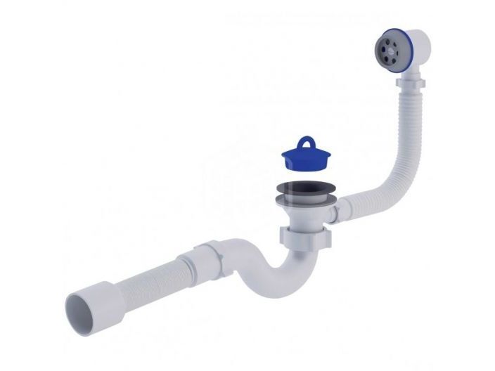 Сифон для ванны Ани с выпуском и переливом  1 1/2" с г/т 40х50 (30шт/уп) - фото в Миди Лтд Изображение товара Сифон для ванны Ани с выпуском и переливом  1 1/2" с г/т 40х50 (30шт/уп) в Миди Лтд