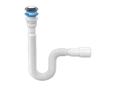 Сифон ZEGOR 1 1/2"х40/50 гофрированныйс механизмом click-cluck (75шт/уп) - фото в Миди Лтд Изображение товара Сифон ZEGOR 1 1/2"х40/50 гофрированныйс механизмом click-cluck (75шт/уп) в Миди Лтд