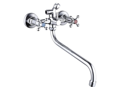 Изображение товара Смеситель для ванны длинный излив DMX7-A ZEGOR в Миди Лтд