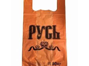 Пакет-майка 30*16*50см 25мкм РУСЬ ПНД  (50шт/уп) - фото в Миди Лтд Изображение товара Пакет-майка 30*16*50см 25мкм РУСЬ ПНД  (50шт/уп) в Миди Лтд