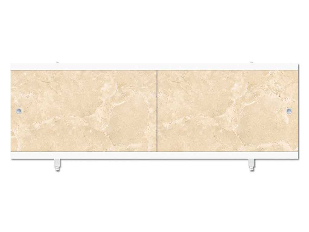 Экран под ванну 1,68м Кварт мрамор бежевый (6шт/уп) - фото в Миди Лтд Изображение товара Экран под ванну 1,68м Кварт мрамор бежевый (6шт/уп) в Миди Лтд