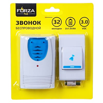 Звонок беспроводной, 32 мелодии 3.0VDC      ХХ - фото в Миди Лтд Изображение товара Звонок беспроводной, 32 мелодии 3.0VDC      ХХ в Миди Лтд