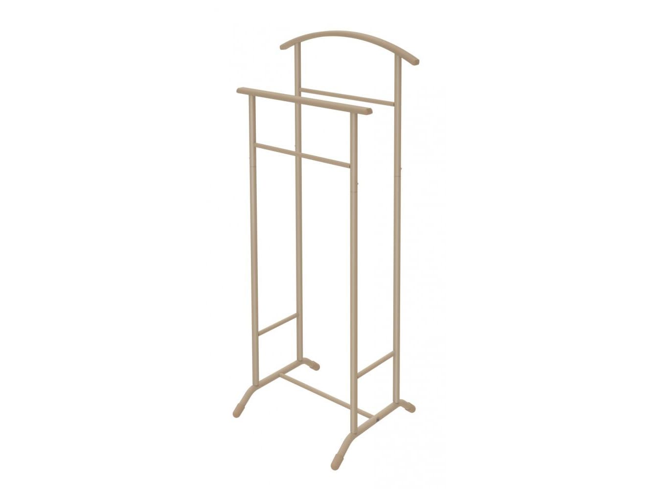 Изображение товара Вешалка костюмная напольная NIKA 470х345х1050 бежевый металлик в Миди Лтд