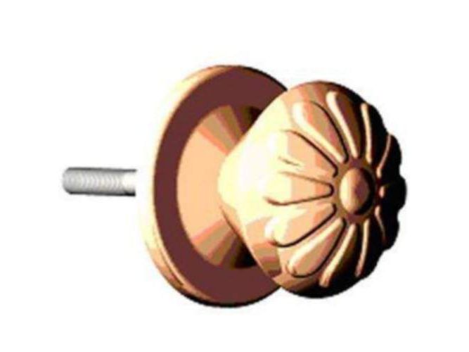 Изображение товара Ручка-кнопка РК-1 Ромашка светлое дерево/10/09412 в Миди Лтд