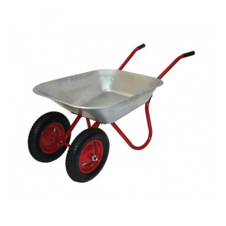 Изображение товара Тачка двухколесная  85л/120кг ( колесо: 3.25-8 пневматическое  d20) (F) в Миди Лтд