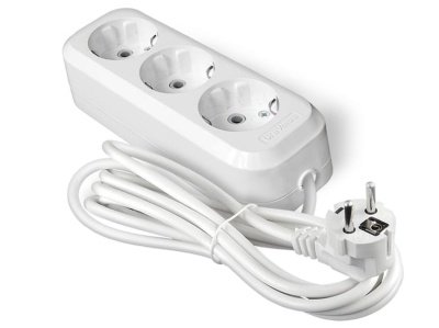 Удлинитель 3 гнезда с/з 10м (25шт/кор) - фото в Миди Лтд Изображение товара Удлинитель 3 гнезда с/з 10м (25шт/кор) в Миди Лтд