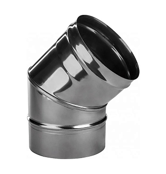 Изображение товара Колено угол 135 градусов (430/0,5мм) d100 FERRUM (4шт/уп) в Миди Лтд