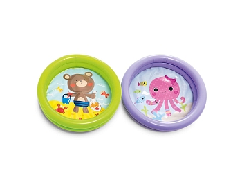 Изображение товара Бассейн надувной детский INTEX 61*15см 15л, кит, желтый 59409NP (36шт/кор) в Миди Лтд