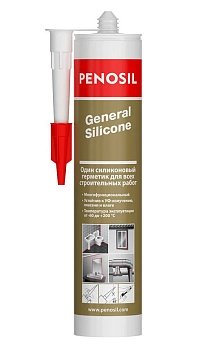 Изображение товара Герметик силиконовый PENOSIL General многоцелевой белый 310мл  (12шт/уп) в Миди Лтд