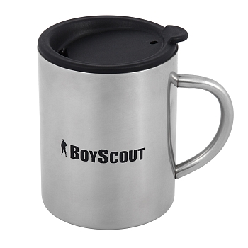 Изображение товара Термокружка нерж сталь BOYSCOUT 360мл с крышкой (48шт/кор) Х в Миди Лтд