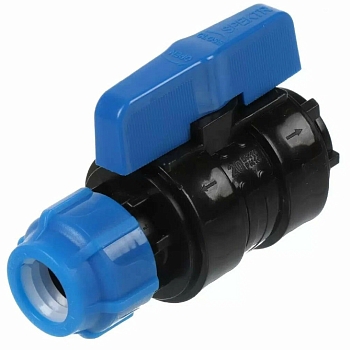 Изображение товара Кран шаровый ПНД 20*1/2 НР Spektr (210шт/уп) в Миди Лтд