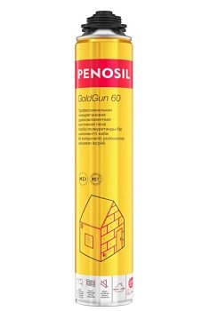 Изображение товара Пена монтажная PENOSIL Gold Gun 60 профессиональная универсальная 750мл (12шт/уп; 672шт/пал) в Миди Лтд