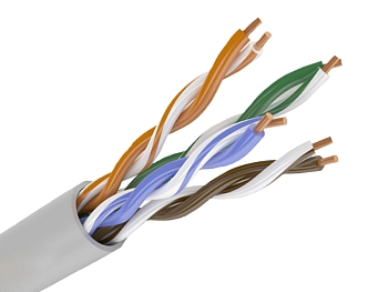 Изображение товара Кабель витая пара F/UTP кат.5e 4х2х0,51 AWG24 Premium (305м/бух) в Миди Лтд