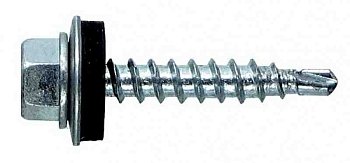 Изображение товара Саморез кровельный мет-дер, цинк 4,8*19 (4000шт/уп) в Миди Лтд