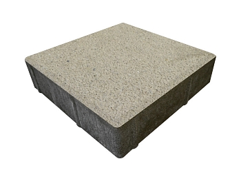 Изображение товара Плитка тротуарная «Квадрат» жемчужная 200*200 50мм (1 ряд- 1,2м2, пал- 13 рядов/15,6м2) в Миди Лтд