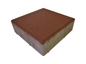 Изображение товара Плитка тротуарная «Квадрат» бордо 200*200 60мм (1 ряд- 1,2м2, пал- 12 рядов/14,4м2) в Миди Лтд