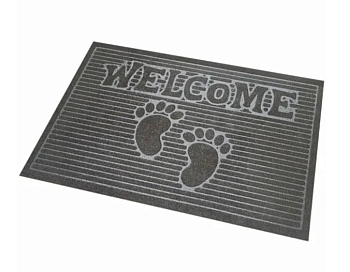 Изображение товара Коврик влаговпитывающий Велком серый (0,45*0,75м) в Миди Лтд