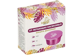 Изображение товара Шашка дымовая от комаров, мух и ос HELP 50г (50шт/уп) в Миди Лтд