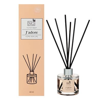 Изображение товара Ароматизатор диффузор с палочками NEW GALAXY Home Perfume J`adore 40мл (48шт/кор) в Миди Лтд