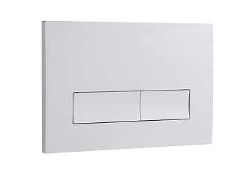 Изображение товара Кнопка смыва EvaGold 02 пластик прямоуг.белая мат.(для инсталл. 400 и 500)  в Миди Лтд