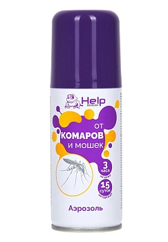 Изображение товара Аэрозоль от комаров и мошек Help 75мл (24шт/кор) в Миди Лтд